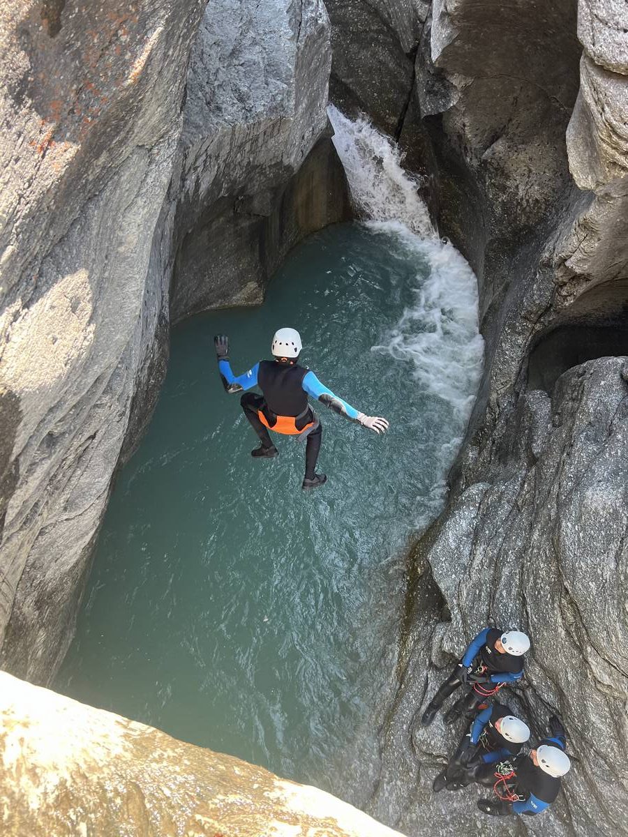 Canyoning val d'isère